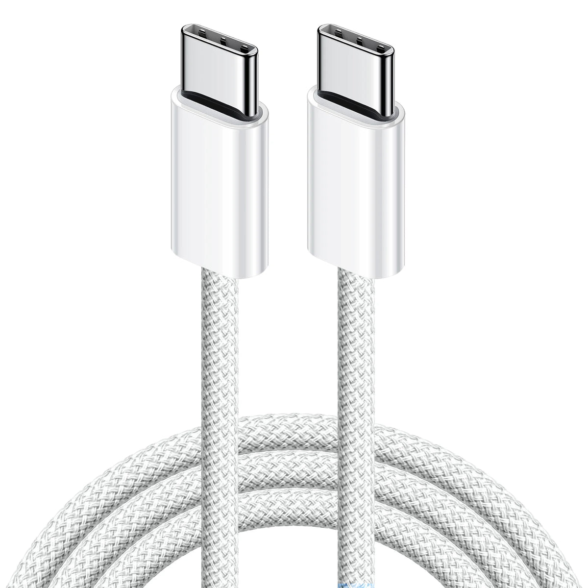 Cable de datos para teléfono móvil tipo C a tipo C de carga rápida PD 60W, 1m/2m, para iPhone 15, 16, 17, Samsung, Huawei, cable cargador USB C a C