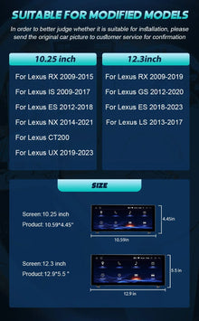 Android 14 Car Radio For Lexus IS RC 250 200 300 350 200t 300h 2013-2019 Wireless CarPlay Multimedia Video Player 4G GPS Navi