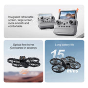 Dron Lenovo M5 8K profesional con doble cámara, GPS, FPV, motor sin escobillas, posicionamiento de flujo óptico, cuadricóptero plegable, juguete dron RC 4K