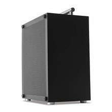 METALFISH T40 Mini ITX Black Case 7L Gaming Computer Chassis Compact transparent PC Support SFX PSU/70mm Cooler/206mm GPU