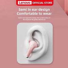 New Lenovo LP40 Pro Bluetooth V5.3 Earphones Punchy Bass Sound Headset Full Compatible Low Latency Game Sports Music Headphones