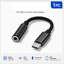 USB C to 3.5mm AUX Adapter with DAC, HiFi Audio Cable Supports Mic for iPhone 15 16, iPad, Samsung, Car