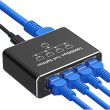 Gigabit Ethernet Switch Rj45 Splitter LAN Gigabit Extension Adapter 1000Mbps Network Connector for Router PC Laptop TV Box