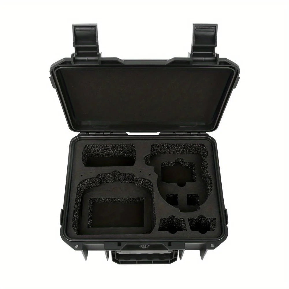 For DJI Flip Hard-Shell Storage Case, Compatible with RC N3/RC 2, Black, with Multiple Compartments For Drone Accessories