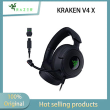 Razer KRAKEN V4X wired gaming headphones with earphones 7.1 surround sound RGB lighting effects Type C and Type A Razer ™  Hyper