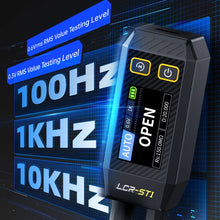 FNIRSI LCR-ST1 Smart Tweezer LCR SMD ESR Mini Tester Resistance Capacitance Inductance Continuity Diode Test Measurement Tools