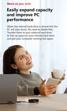 Kodak Portable External Hard Drive HDD P232 5Gbps USB3.0 External Hard Disk 2TB 1TB Large-capacity Storage PS4/Xbox/PC