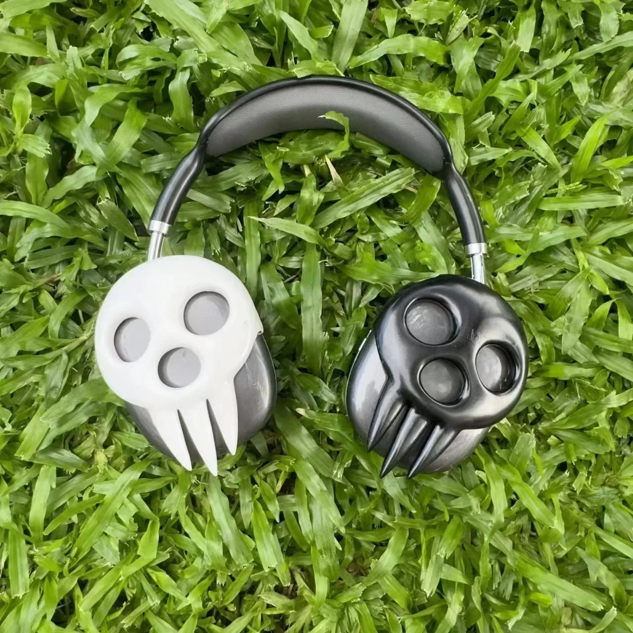 Mifuny Airpods Max Case Cover custom Soul Eater Death Skull Design Earphones Decoration Suitable for Airpods Max Earphone