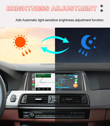 Wireless CarPlay Android Auto Car Radio Multimedia Player Linux Display Screen For BMW 5 Series F10 F11 2012-2017 CIC NBT