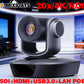 4K Ultra HD PTZ Camera, 20x Zoom, Supports NDI, POE, Ideal for Video Conferencing, Churches, Events, and Live Streaming