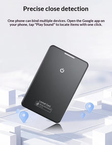Wallet Tracker Locator for Google Find Hub Bluetooth Tracker Global Anti Lost  Smart Tag Tracker Card Wallet Tracker Keys Finder