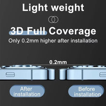 Metal Camera Lens Protector for Apple iPhone 17 16 15 14 13 12 11 Pro Max 15 Plus Mini Air Tempered Glass Protector Armor Cover