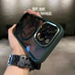 Luxury Matte Transparent Magsafe Stand for iPhone 17/16/15/14/13/12 Pro Max Plus/11 Phone Case with Magnetic Case
