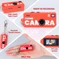 Magecam Digital Camera 0.96 Inch Keychain Camera Retro Support Memory Card 1080P Very Small Camcorder Video Recorder with Flash