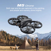 Dron Lenovo M5 8K profesional con doble cámara, GPS, FPV, motor sin escobillas, posicionamiento de flujo óptico, cuadricóptero plegable, juguete dron RC 4K
