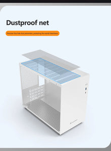 PowerTrain X-GAMERX X100 M-ATX Portable Computer Case ITX  MATX  Power Supply Support U3 Type-C Desktop MINI Small Chassis