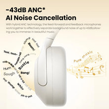 HAYLOU S30 Wireless Bluetooth 5.4 Headphones With Mic Noise Cancelling Headsets Hi-Res Audio 43dB Active 40mm Driver Earphones