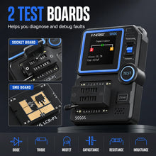 FNIRSI LCR-P1 Transistor Tester, LCR Meter, Capacitor Tester, Auto Test MOSFET/PNP/NPN, Diode/Zener, R/L/C & ESR Meter