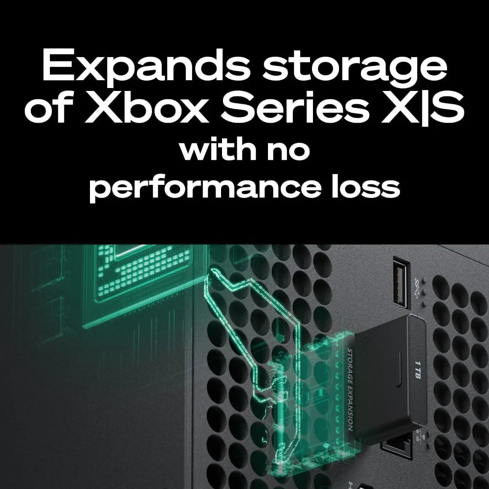 Tarjeta de expansión de almacenamiento NVMe SSD de 1 TB para Xbox Series X|S, conexión y uso inmediato (Plug & Play)