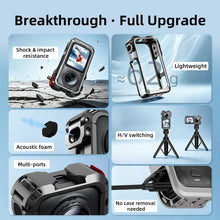 Flymile Metal Protective Frame For Insta360 X6 Camera Cage with Silicone Lens Cover Camera Accessories