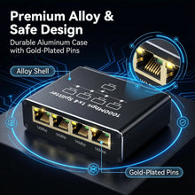 Gigabit Ethernet Switch Ethernet Splitter 1 To 2/3/4 1000Mbps Rj45 Splitter LAN Gigabit Extension Adapter for Router PC Laptop