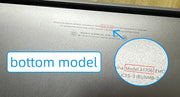 Pegatinas translúcidas de color gris para teclado de MacBook, pegatinas protectoras translúcidas, compatibles con MacBook Air/Pro de 13 a 16 pulgadas