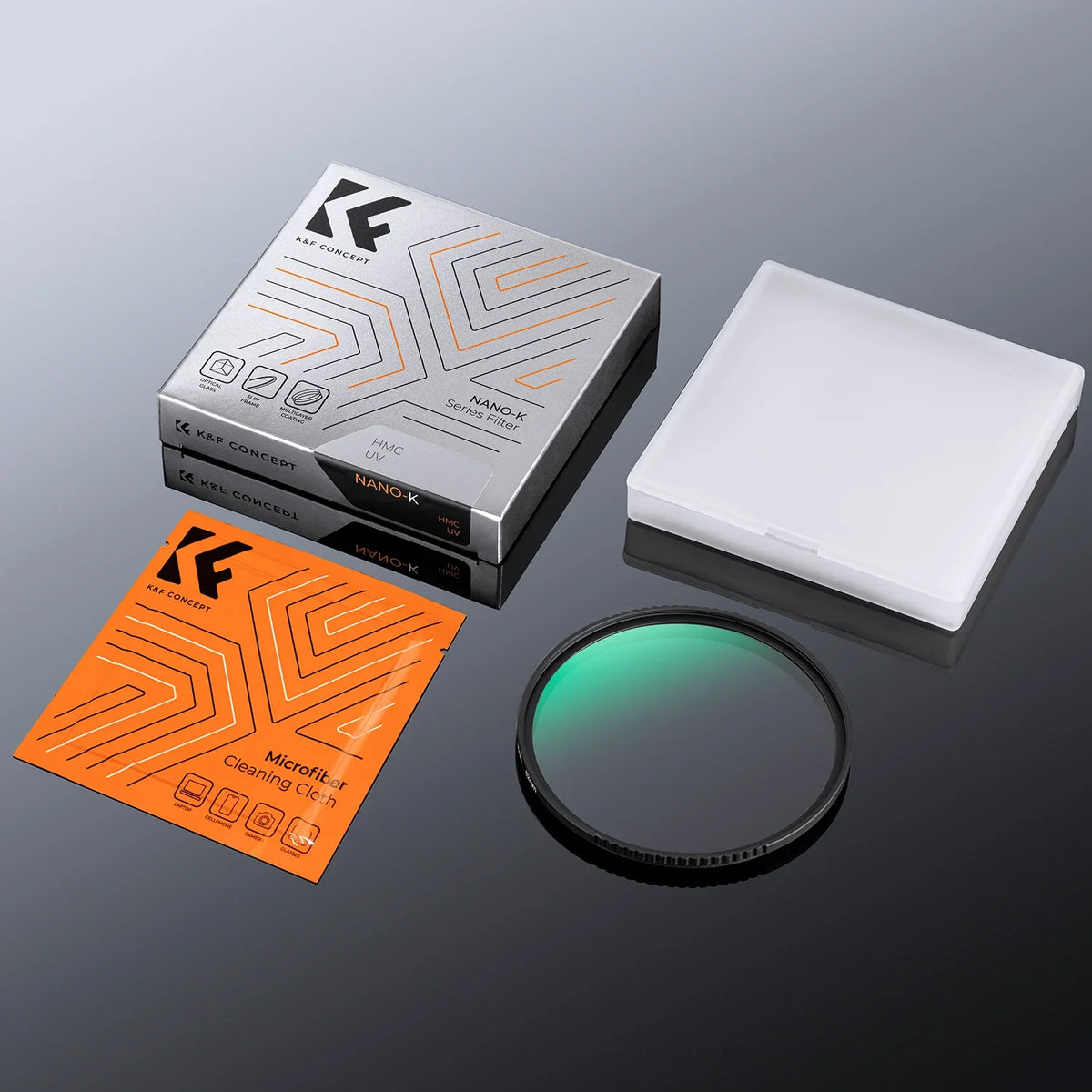 K&F CONCEPT 37-105mm UV Filter Lens MC Ultra Slim Optics with Multi Coated Protection 37mm 49mm 52mm 58mm 62mm 67mm 77mm 82mm