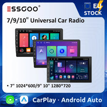 ESSGOO 7 9 10" Car Radio Android Auto Carplay Car Stereo Multimedia Player Universal WIFI GPS Autoradio Car Intelligent Systems