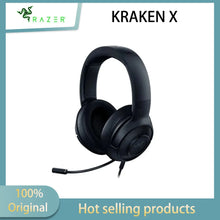 Razer Kraken X Multi-Platform Wired Gaming Headset Bendable Cardiod Microphone 3.5 mm Connection Adjustable Headband 7.1 surroun