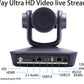 4K Ultra HD PTZ Camera, 20x Zoom, Supports NDI, POE, Ideal for Video Conferencing, Churches, Events, and Live Streaming