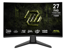 MSI 27 inch Full HD 240Hz AMD FreeSync Premium (Adaptive Sync) 0.5ms HDR Ready Ai vision Curved Gaming Computer Monitor MAG 274CF X24