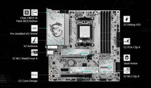 MSI New B850M GAMING PLUS WIFI Micro ATX  AMD B850 Socket AM5 Supports up to 9000 series Ryzen Motherboard