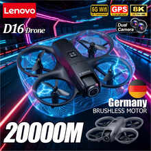 Lenovo D16 Drone 8K Aerial HD Profesional Dual-camera Helicopter Optical Flow Positioning Avoidance Brushless Motor GPS Drone
