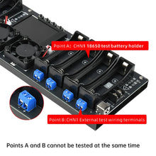 8 Channel 18650 Battery Capacity Tester 2.4" Screen Internal Resistance Analyzer Auto Charge Discharge Module Lithium Ion