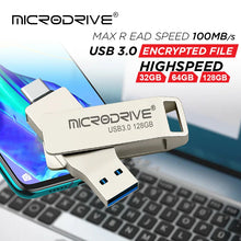 Type C 32GB 64GB 128GB 223B Ultra Dual USB 3.0 Flash Drive Memory Stick Thumb Drive U Disk