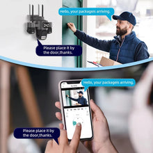 3-Lens 15MP Security Camera 3-HD Screen PTZ Outdoor WiFi IP Cam with Auto Tracking IP66 Waterproof 2-Way Audio CCTV Surveillance