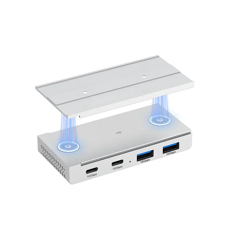 MZX Magnetic 5G/10G USB Hub SD TF Micro Card Reader Aluminum Docking Station Tipo C A Dock Concentrator PC Laptop Accessories