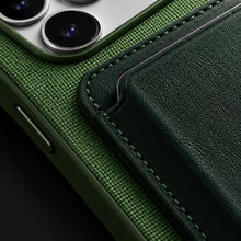For MagSafe 2-In-1 Textured Phone Case For iPhone 18 17 16 15 14 13 12 Pro Max Air With Magnetic Card Holder Wallet Bumper Cover
