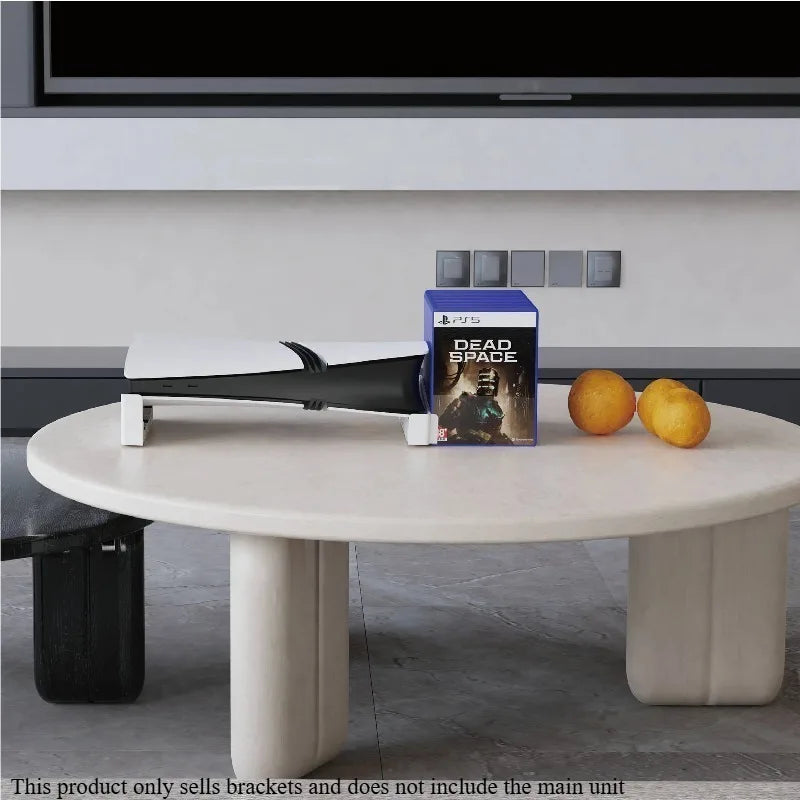 For PS5 Slim & Pro Console and Hold 12 Game Disc, Compatible with PlayStation 5 Slim/Pro Disc & Digital Edition Horizontal Stand