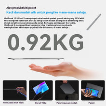 CHUWI Touch Screen Laptop MiniBook X 2-in-1 Laptop Intel N150 512GB ROM 16GB LPDDR5 10.51" 2K FHD IPS Windows 11 Work Notebook