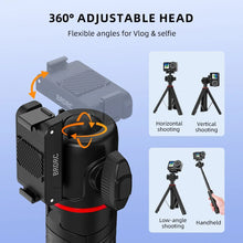 BRDRC Tripod for DJI Osmo 360 II Camera Quick-release Mount Adapter Tripod Selfie Stick With Cold Shoe Photography Accessories