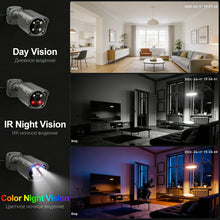 Techage 8CH 5MP 8MP Security Camera System 4K HD POE NVR Kit Two Way Audio Face Detect Outdoor Video Surveillance IP Camera Set