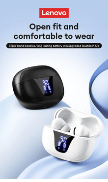 Lenovo XT58 Wireless Earphones Intelligent Noise Reduction Bluetooth 5.4 Headphone Gaming Headset HIFI Earbuds Sound LED Display