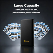 KODAK Portable HDD 500G 1TB External Hard Drive 5Gbps High-Speed Portable Game Hard Drive for PS4/PS3/PS2/PS1/Switch