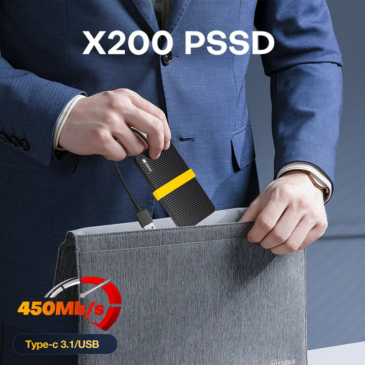 KODAK Original X200 External SSD Hard Drive HD Externo USB3.1 Portable SSD 256GB 512GB 1TB 2TB For Laptops Smartphone PC TV