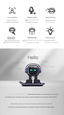 AI Emotional Interaction Smart Robot, Voice Control Electronic Pet Companion Robot
