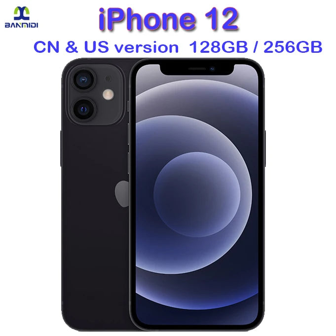 Smartphone Apple iPhone 12 de 6.1", original, desbloqueado, ranura para doble tarjeta SIM
