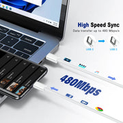 Cable de datos para teléfono móvil tipo C a tipo C de carga rápida PD 60W, 1m/2m, para iPhone 15, 16, 17, Samsung, Huawei, cable cargador USB C a C