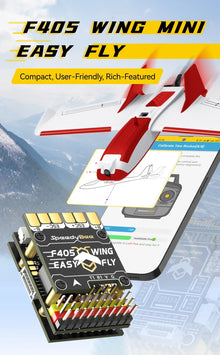 SpeedyBee F405 WING MINI Fixed Wing Flight Controller 2-6S LiPo for RC Fixed Wing Model Airplane Drone