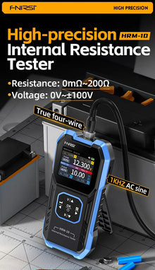 FNIRSI HRM-10 Battery Voltage Intemal Resistance Tester High-precision Trithium Lithium lron Phosphate 18650 Battery Tester